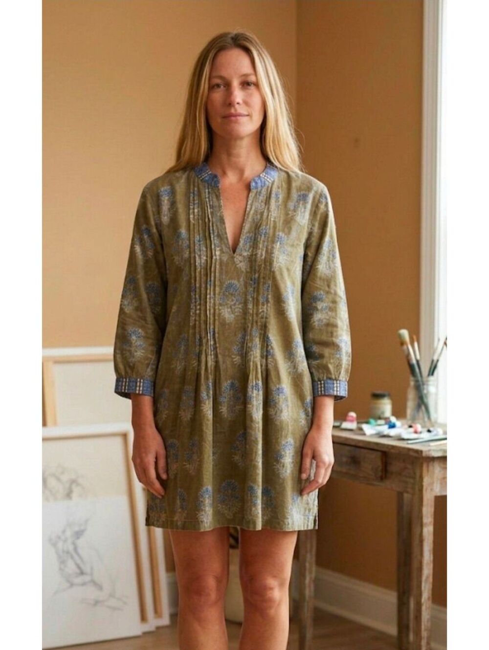 Jaded Gypsy Tunic Dress 23"PTP| no size tag